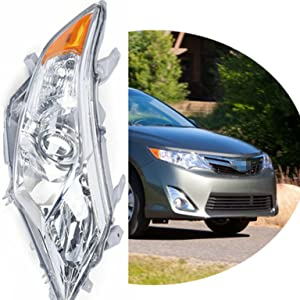 Headlights Replacement Compatible For 2012 2013 2014 Toyota Camry