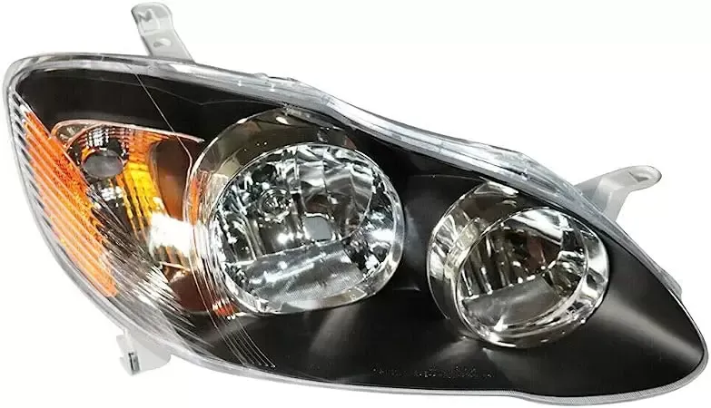 Right Passenger Side Head Lamps Headlights With Fog Lights Assembly Factory Style for 2005-2008 Corolla 
