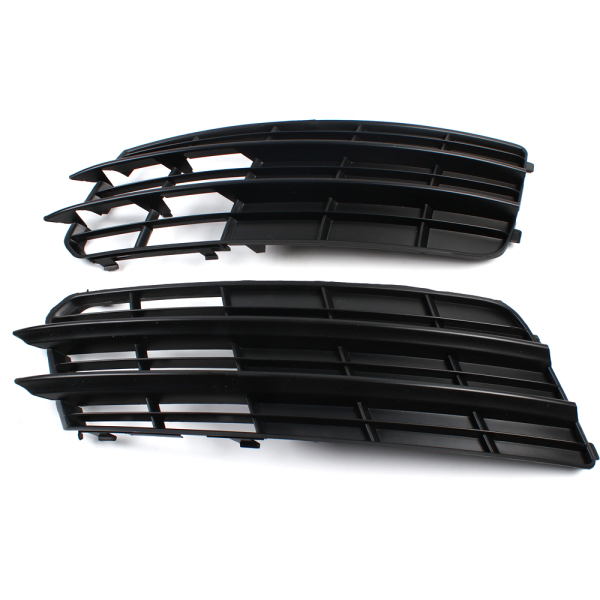 Left+Right Front Bumper Grille Grill Plate Cover For 11-14 AUDI A7 3.0L