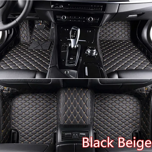 Ririsir Best Car Mats All Weather Protector Car Floor Mats Carpets for Dodge Challenger 2011-2019 2 Door (Black)