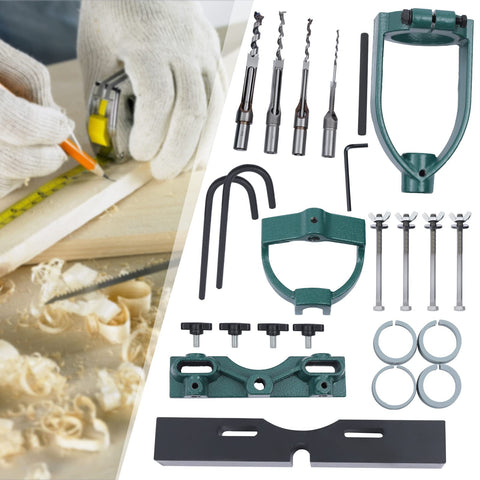 Mortising Machine, Tenon Tools Mortising Attachment,Woodworking Mortise and Tenon Tools Mortising Set