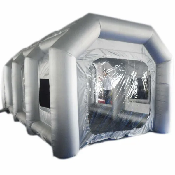 RIRISIR Hot Inflatable Paint Booth, 20x10x8.2ft Inflatable Portable Car Painting Tent