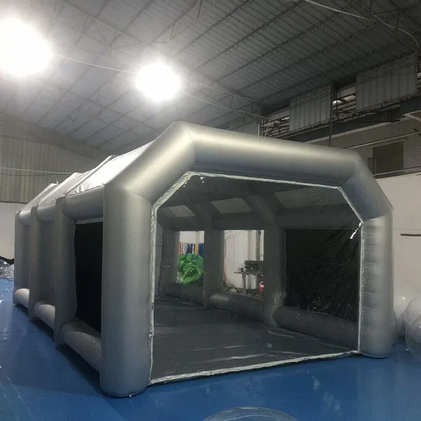 RIRISIR Hot Inflatable Paint Booth, 20x10x8.2ft Inflatable Portable Car Painting Tent RIRISIR Hot Inflatable Paint Booth, 20x10x8.2ft Inflatable Portable Car Painting Tent