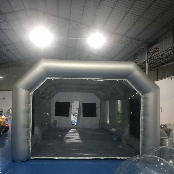 RIRISIR Hot Inflatable Paint Booth, 20x10x8.2ft Inflatable Portable Car Painting Tent RIRISIR Hot Inflatable Paint Booth, 20x10x8.2ft Inflatable Portable Car Painting Tent