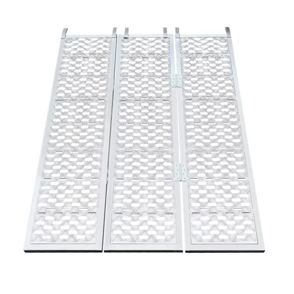 77''L x 54'' W Folding Loading Ramp, 1500 lbs Capacity (Single piece 500 lbs load capacity) Aluminum Trailer Ramps, Portable ATV UTV Ramp/Motorcycle Ramp/Truck Ramp