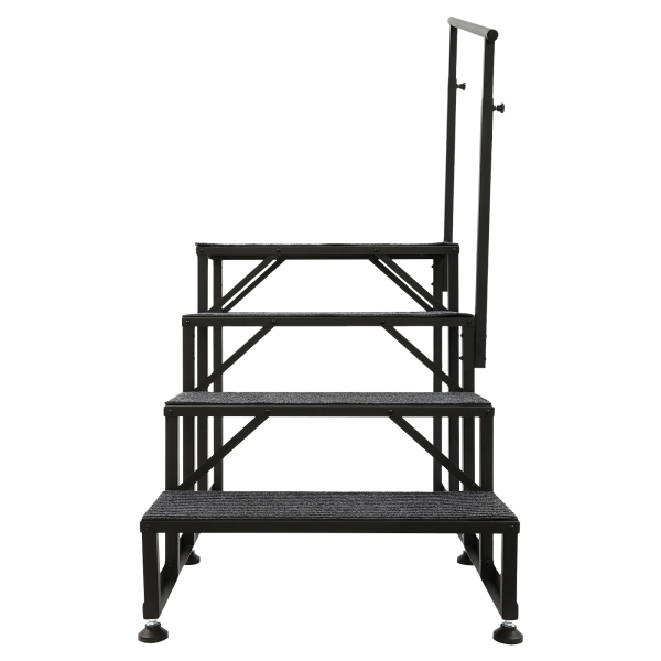 4 Steps Handrail Hand Rail Stair RV Exterior Steps Trailer Camper Step Ladder